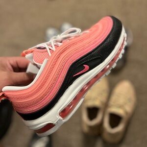Nike Air Max 97 "Pink Gaze/Hyper Pink/White/Black" Men's Shoe.